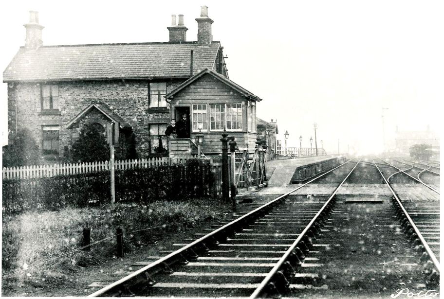 Potto Station - Looking East circa 1920