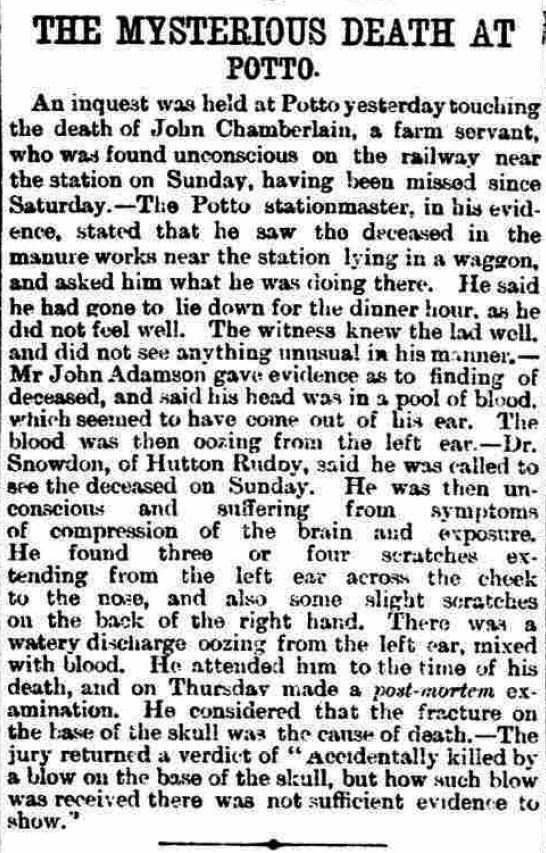 The North-Eastern Daily Gazette Saturday, February 3, 1894